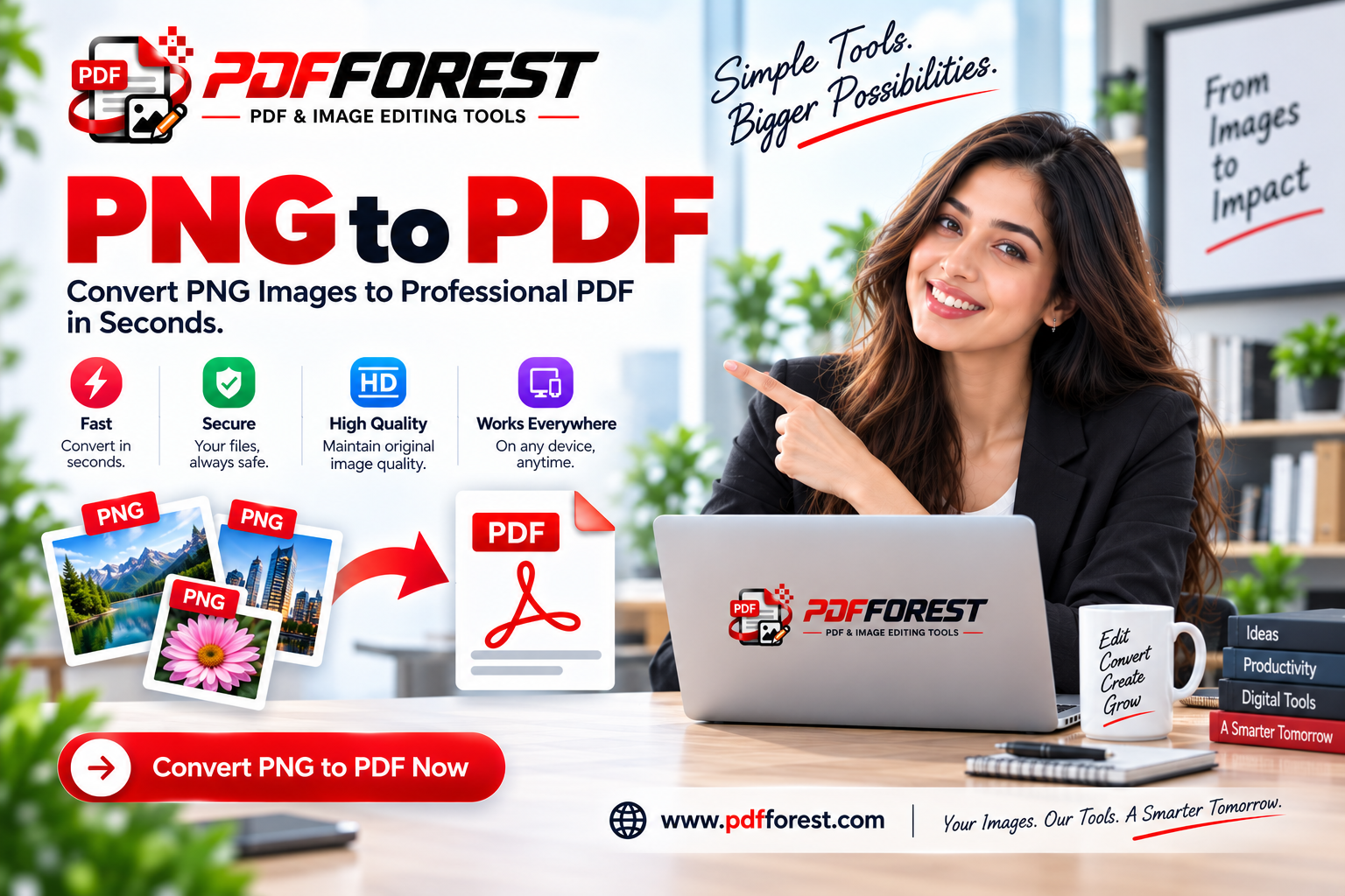 Transparency and Resolution: How to Convert PNGs to PDF Without Dark Backgrounds or Blurring